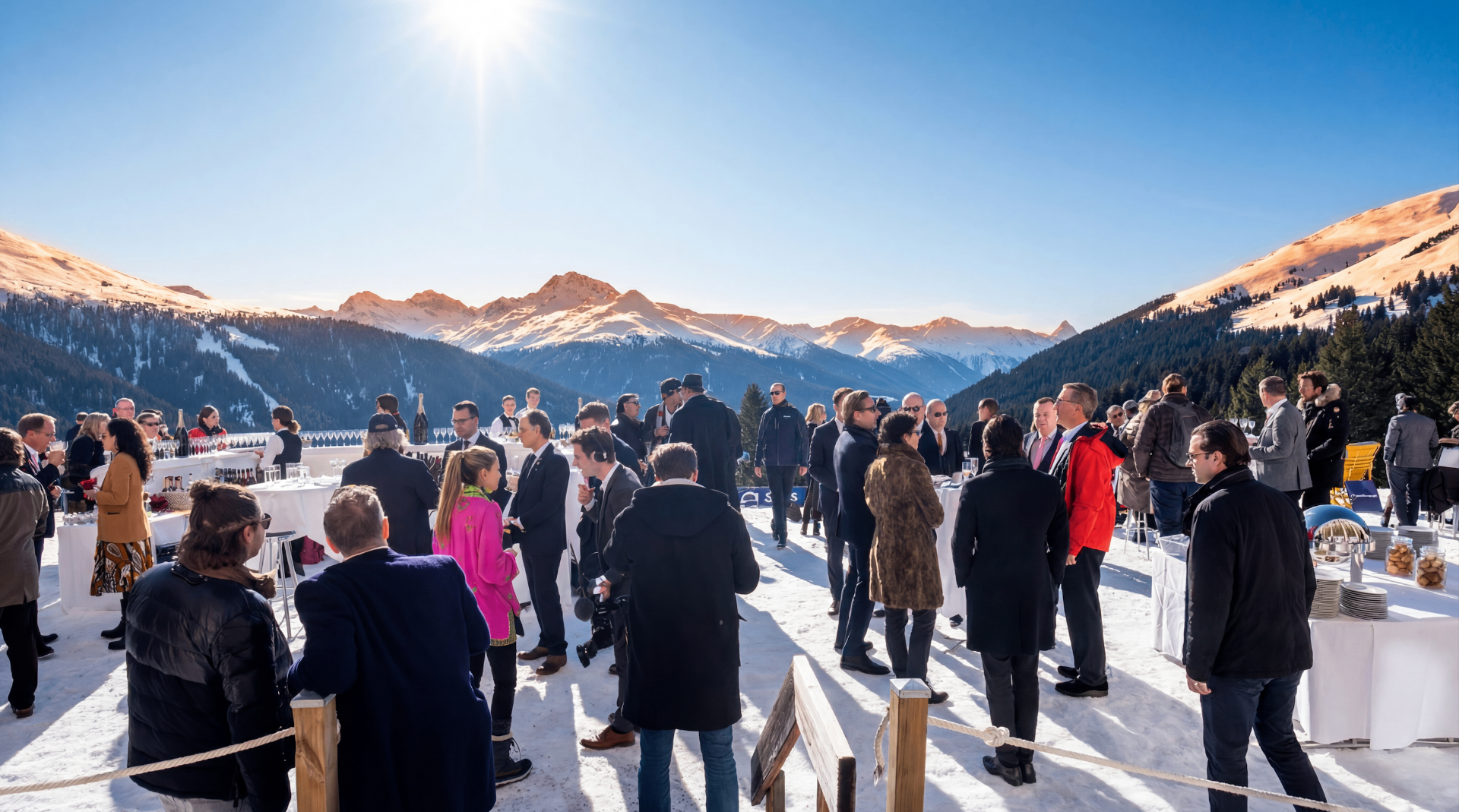 Global leaders gathered in Davos during the World Economic Forum
